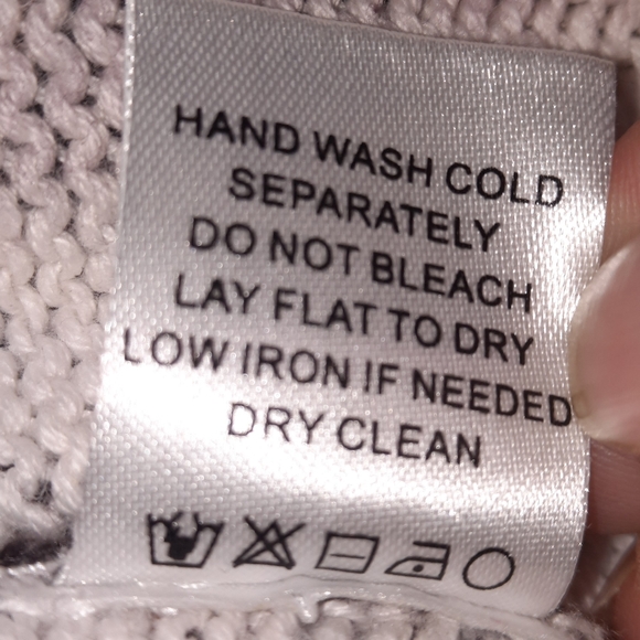 SMYMuMu Back Zip Crewneck Sweater Cotton Brown White Oversized M 8 10 - Picture 8 of 10